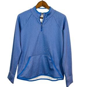 Athleta Girl High Neck Sweatshirt Long Sleeve Purple - XXL
